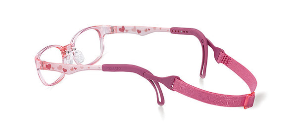 KIDS D RANGE - TKDC13 - PINK / TRANSPARENT HEARTS